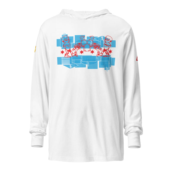 2DF (CHI-TOWN EXCLUSIVE) HOODED LONG-SLEEVE TEE