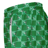 CHECKMATE 47PRINT  2-in-1 Shorts - GREEN