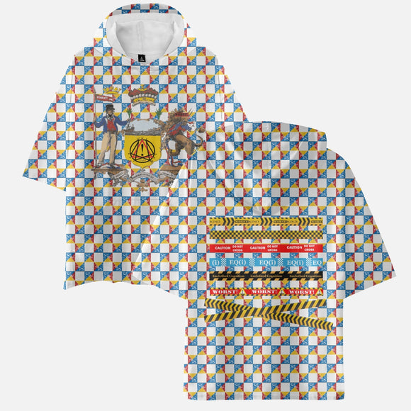 W!K**CM47PWC** Short Sleeve Hoodie T-Shirts - W.O.R.S.T!Kind Global