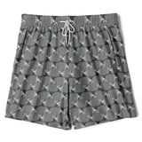 CHECKMATE 47PRINT 2-IN-1 SHORTS - GREY