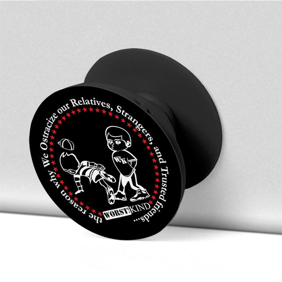 W!K**MvM** Collapsible Grip And Stand for Phones & Tablets - W.O.R.S.T!Kind Global