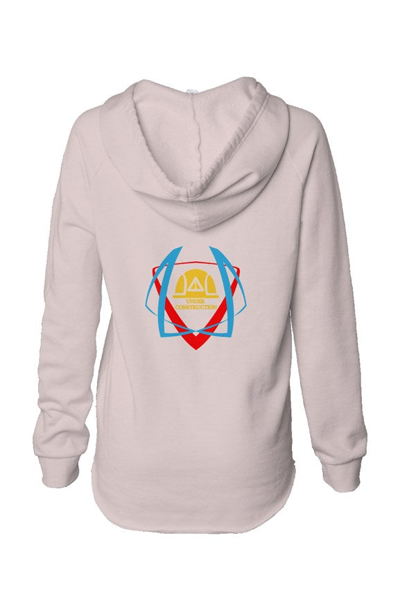 **WORST!NGRAM** Womens Statement Lightweight Wash Hoodie