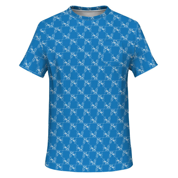 CHECKMATE 47PRINT POCKET T - LTBLU