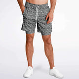 CHECKMATE 47PRINT 2-IN-1 SHORTS - GREY