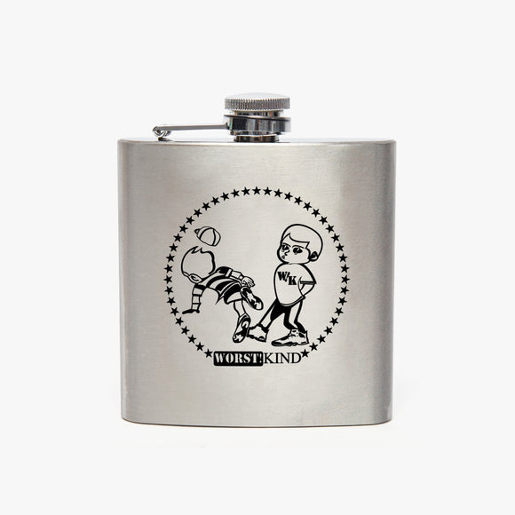 MEvME 6oz Stainless Steel Hip Flask