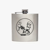 MEvME 6oz Stainless Steel Hip Flask