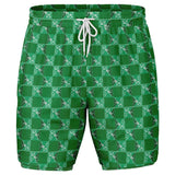 CHECKMATE 47PRINT  2-in-1 Shorts - GREEN