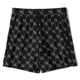 CHECKMATE 47PRINT 2-IN-1 SHORTS - BLACK