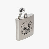 MEvME 6oz Stainless Steel Hip Flask