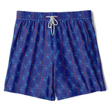 CHECKMATE 47PRINT 2-IN-1 SHORTS - BLUE