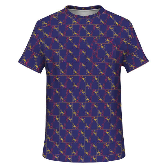 CHECKMATE 47PRINT POCKET T - NAVY