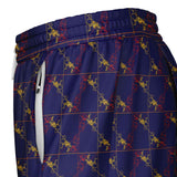 CHECKMATE 47PRINT 2-IN-1 SHORTS - NAVY