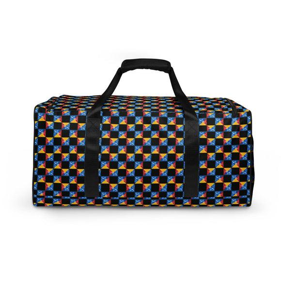 W!K**CheckMate47 Print**Duffle bag - W.O.R.S.T!Kind Global