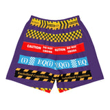 **EC Banner** Athletic Long Shorts (Purp) - W.O.R.S.T!Kind Global