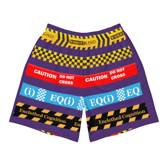 **EC Banner** Athletic Long Shorts (Purp) - W.O.R.S.T!Kind Global