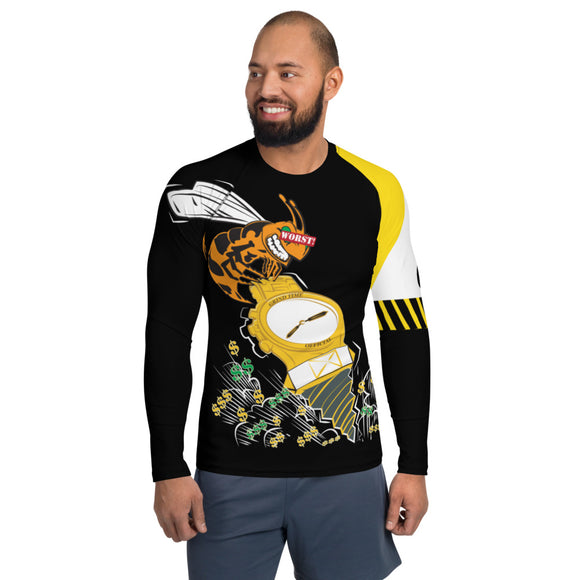 **Grind WORST! Busy Bee 2 Bee Free** Rash Guard - W.O.R.S.T!Kind Global