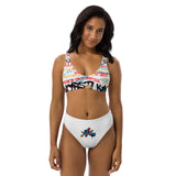 **Graffiti WORST!** Statement High-waisted Bikini - W.O.R.S.T!Kind Global