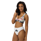 **Graffiti WORST!** Statement High-waisted Bikini - W.O.R.S.T!Kind Global