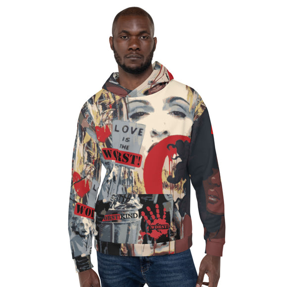 **Love WORST!** Statement Hoodie - W.O.R.S.T!Kind Global