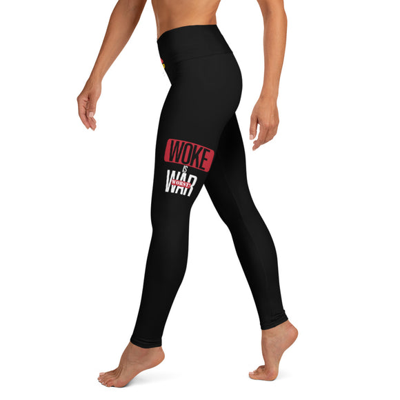 **WOKEisWAR** Statement Yoga Leggings - W.O.R.S.T!Kind Global