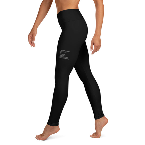 **WORST! Plain Jane** Under Statement Yoga Leggings - W.O.R.S.T!Kind Global