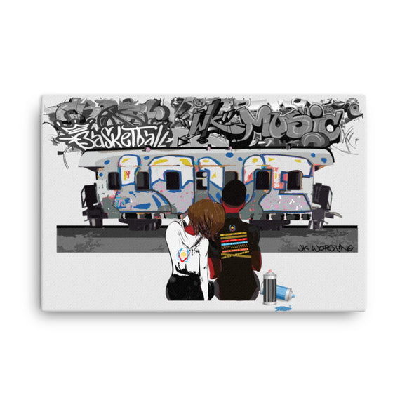 **Love Train** Canvas - W.O.R.S.T!Kind Global