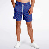 CHECKMATE 47PRINT 2-IN-1 SHORTS - BLUE