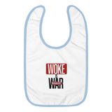 **WOKEisWAR** Embroidered Baby Bib - W.O.R.S.T!Kind Global