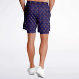 CHECKMATE 47PRINT 2-IN-1 SHORTS - NAVY