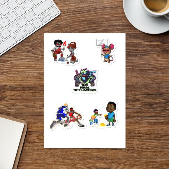 **WORST! Toons** Sticker Sheet