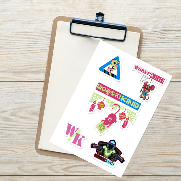 W!**Year of Rat** Sticker sheet