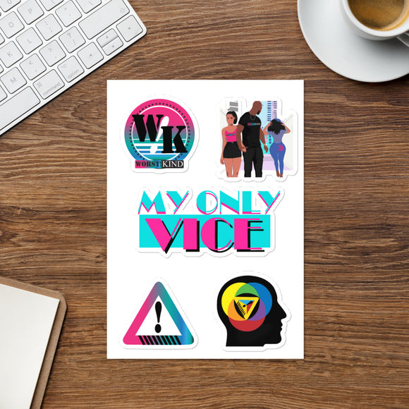 **Sand to the Beach** Sticker sheet