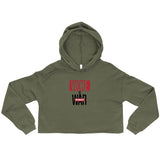 **WOKEisWAR** Crop Hoodie - W.O.R.S.T!Kind Global