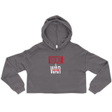**WOKEisWAR** Crop Hoodie - W.O.R.S.T!Kind Global